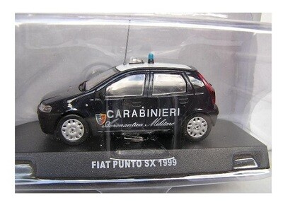 Deagostini Italian Military Police Diecast Model Car Collection Fiat Punto SX 1999 "Carabinieri" 1/43 scale new in pack