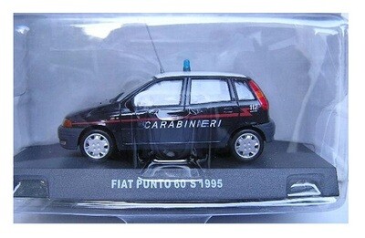 Deagostini Italian Military Police Diecast Model Car Collection Fiat Punto 60 S 1995 "Carabinieri" 1/43 scale new in pack