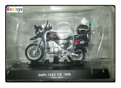 Deagostini Italian Military Police Diecast Model Collection BMW F 650 F650 GS 1999 Bike Motorcycle 1/24 scale new in pack