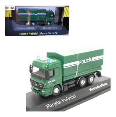 Diecast Model Truck Collection Mercedes Benz Actros Police 1/72 OO railway scale new in pack
