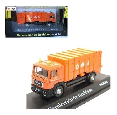 Diecast Model Truck Collection MAN F 2000 Refuse Rubbish Truck 1/72 OO railway scale new in pack
