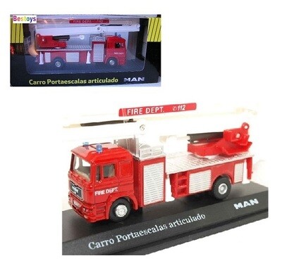 Diecast Model Truck Collection MAN F 2000 Snorkel Fire Engine Truck 1/72 OO railway scale new in pack