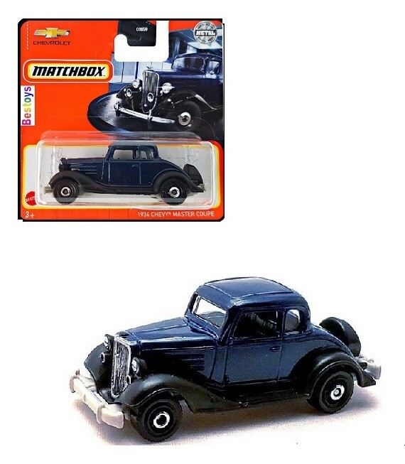 Matchbox Diecast Model Car 2022 71 / 100 Chevy Chevrolet Master Coupe 1934 1/64 scale new in pack