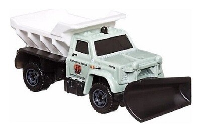 Matchbox Diecast Model Car 2023 19/100 International Terrastar 6000 Snowplough Truck 1/90 scale