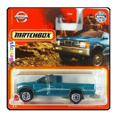 Matchbox Diecast Model Car 2022 38 / 100 Nissan Hardbody D21 Pickup 1995 1/64 scale