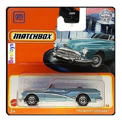 Matchbox Diecast Model Car 2022 15 / 100 Buick Skylark 1953 1/64 scale new in pack
