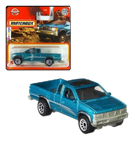 Matchbox Diecast Model Car 2022 38 / 100 Nissan Hardbody D21 Pickup 1995 1/64 scale