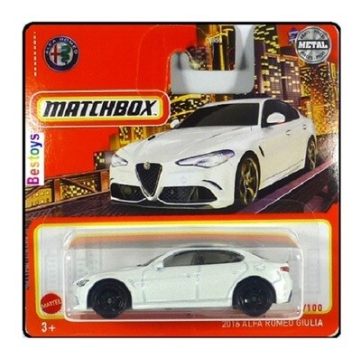 Matchbox Diecast Model Car 2022 47/100 Alfa Romeo Giulia 2016 1/64 scale