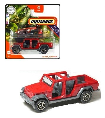 Matchbox Diecast Model Car 2021 60 / 100 Jeep Gladiator 2020 Jungle 1/64 scale new in pack