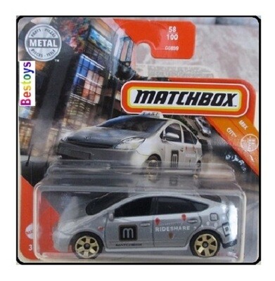Matchbox Diecast Model Car 2020 58 / 100 Toyota Prius 1/64 scale new in pack