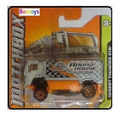 Matchbox Diecast Model Car 2012 46 / 120 Desert Thunder Offroad Truck "Round House" new in pack