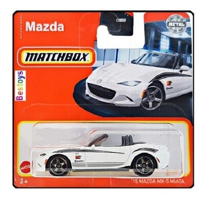 Matchbox Diecast Model Car 2022 61 / 100 Mazda MX 5 MX5 Miata 2015 "K&amp;N" 1/64 scale new in pack