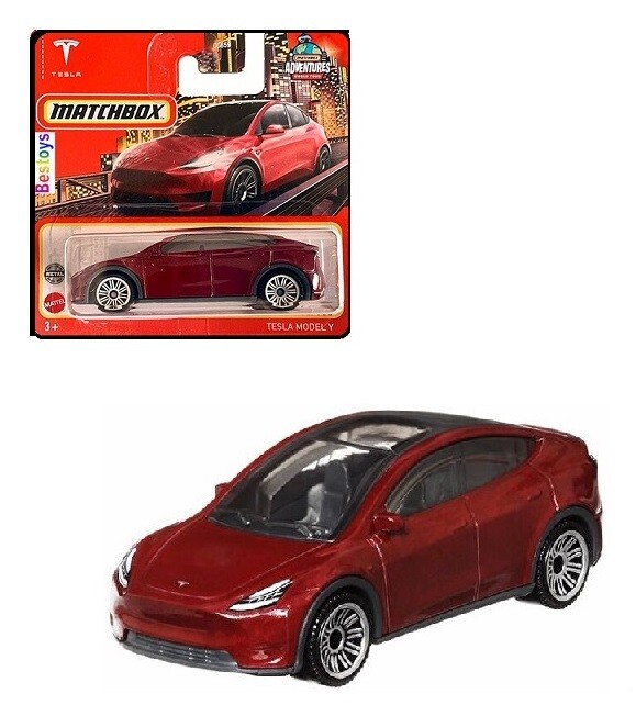 Matchbox Diecast Model Car 2023 18/100 Tesla Model Y 1/64 scale