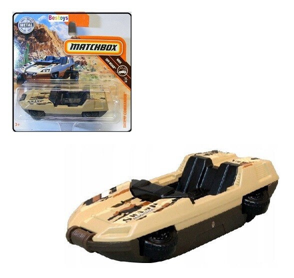 Matchbox Diecast Model Car 2018 98 / 125 Swamp Commander Offroad new in pack