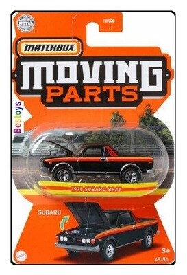 Matchbox Diecast Model Car Moving Parts Subaru Brat 1978 1/64 scale new in pack