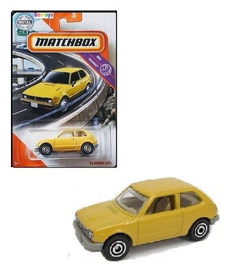 Matchbox Diecast Model Car 2020 45 / 100 Honda CVCC 1976 Highway 1/64 scale new in pack