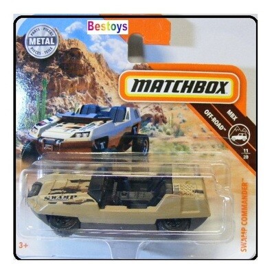 Matchbox Diecast Model Car 2018 98 / 125 Swamp Commander Offroad new in pack