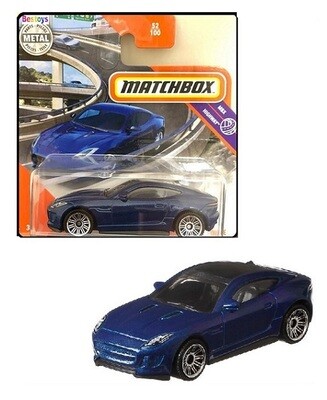 Matchbox Diecast Model Car 2020 52 / 100 Jaguar F Type Coupe 2015 Highway 1/64 scale new in pack