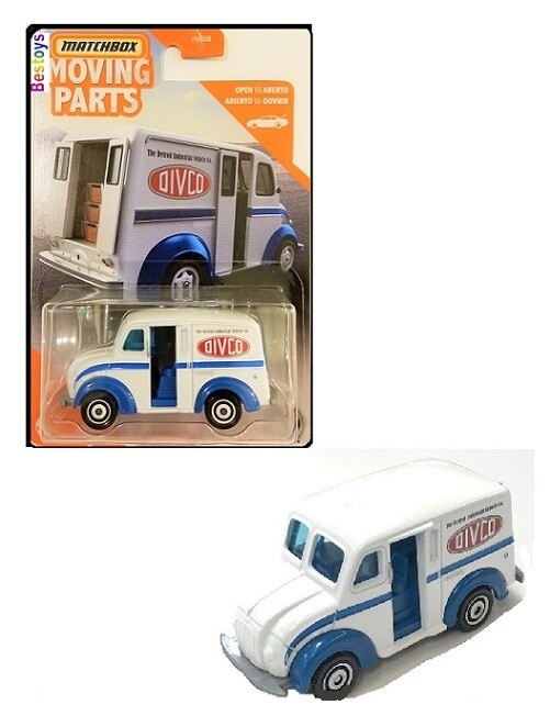 Matchbox Diecast Model Car Moving Parts Divco Milk Truck Van 1/64 scale new in pack