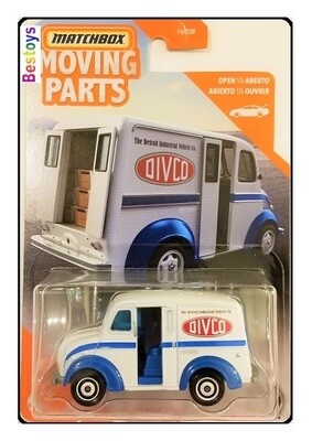 Matchbox Diecast Model Car Moving Parts Divco Milk Truck Van 1/64 scale new in pack