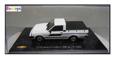 Chevy Diecast Model Car Collection Chevy Chevrolet 500 SL SLE Pickup 1988 1/43 scale new in pack