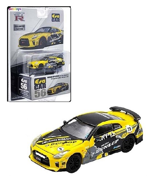 ERA Diecast Model Car No 56 Nissan GT R GTR R35 Simola Hillclimb South Africa No 73 Roets 1/64 scale new in pack