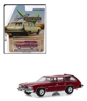 Greenlight Diecast Model Car Estate Wagons Pontiac Grand LeMans Safari 1976 1/64 scale new in pack