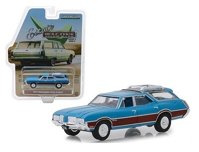 Greenlight Diecast Model Car Estate Wagons Oldsmobile Vista Cruiser 1972 1/64 scale new in pack