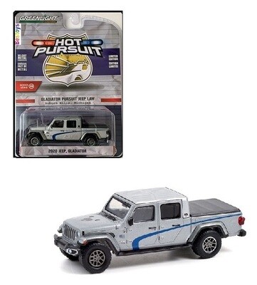 Greenlight Diecast Model Car Hot Pursuit Police Jeep Gladiator 2020 Auburn Hills Michigan 1/64 scale new in pack