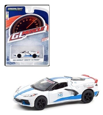 Greenlight Diecast Model Car Muscle Chevy Chevrolet Corvette C 8 C8 Stingray 2020 No 145 1/64 scale new in pack