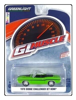 Greenlight Diecast Model Car Muscle Dodge Challenger RT Hemi 1970 1/64 scale new in pack
