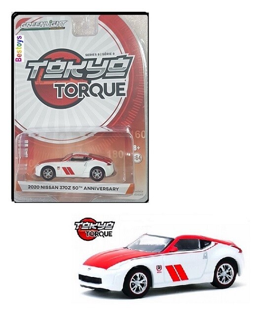 Greenlight Diecast Model Car Tokyo Torque Nissan 370 Z 370Z 50th Anniversary 2020 1/64 scale new in pack