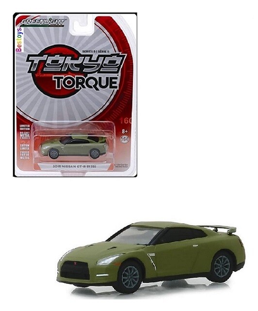 Greenlight Diecast Model Car Tokyo Torque Nissan GT R R35 2015 1/64 scale new in pack