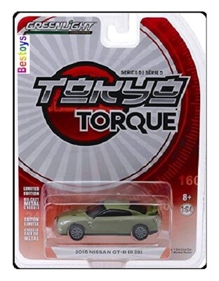Greenlight Diecast Model Car Tokyo Torque Nissan GT R R35 2015 1/64 scale new in pack