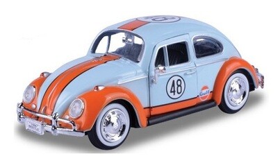 Motormax Motor Max 79655 VW Volkswagen Beetle 1966 No 48 "Gulf" 1/24 scale