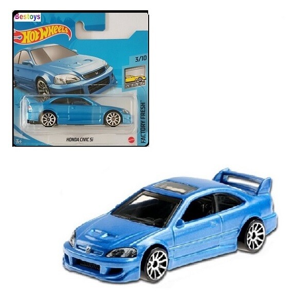Hotwheels Hot Wheels Diecast Model Car 2021 63 / 250 Honda Civic Si 1/64 scale new in pack