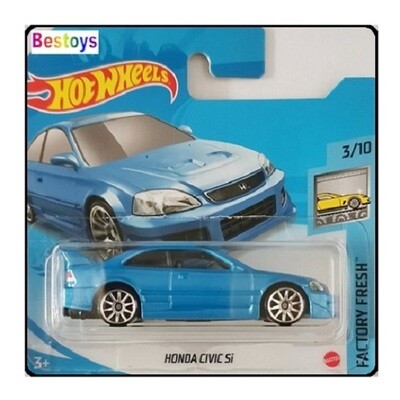 Hotwheels Hot Wheels Diecast Model Car 2021 63 / 250 Honda Civic Si 1/64 scale new in pack