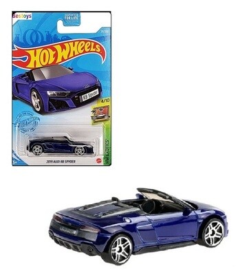 Hotwheels Hot Wheels Diecast Model Car 2021 211 / 250 Audi R 8 R8 Spyder 2019 1/64 scale new in pack