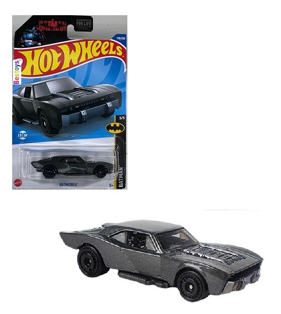 Hotwheels Hot Wheels Diecast Model Car 2022 178 / 250 Batmobile Batman The Batman 1/64 scale new in pack