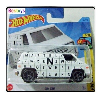 Hot Wheels 2023 16/250 1970's Van 70's Van Art Cars