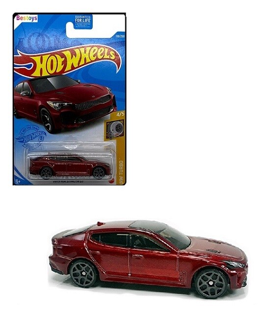 Hot Wheels Hotwheels 2021 118/250 Kia Stinger GT 2019 Turbo 1/64 scale
