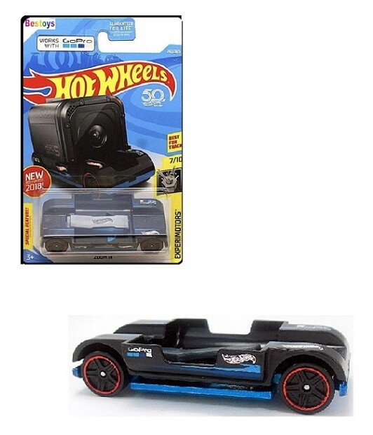 Hotwheels Hot Wheels Diecast Model Car First Edition 2018 242/365 Zoom In Go Pro Holder 50th Anniversary new in pack