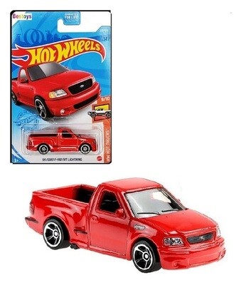 Hotwheels Hot Wheels Diecast Model Car 2021 237 / 250 Ford F 150 F150 SVT Lightning 1999 Hot Trucks 1/64 scale new in pack