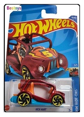 Hotwheels Hot Wheels Diecast Model Car 2022 90 / 250 Kick Cart Ride On new in pack