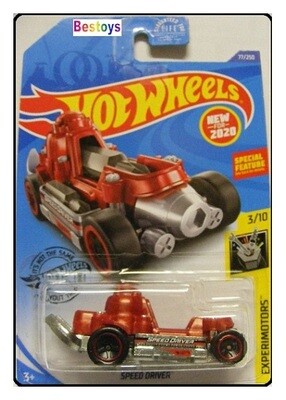 Hotwheels Hot Wheels Diecast Model Car First Edition 2020 77/250 Speed Driver Experimotors