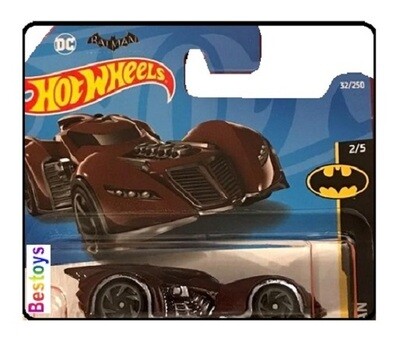 Hotwheels Hot Wheels Diecast Model Car 2022 32/250 Batmobile Batman Arkham Asylum Movie Film Comic