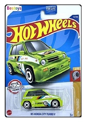 Hotwheels Hot Wheels Diecast Model Car 2022 13/250 Honda City Turbo 2 1985 No 2 Turbo
