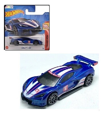 Hotwheels Hot Wheels Diecast Model Car 2022 190 / 250 Chevy Chevrolet Corvette C 8 R C8 R No 8 Then &amp; Now 1/64 scale new in pack