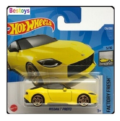 Hotwheels Hot Wheels Diecast Model Car 2022 124/250 Nissan Z Proto 1/64 scale