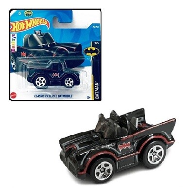 Hotwheels Hot Wheels Diecast Model Car 2022 78 / 250 Batmobile Batman Classic TV Series Tooned new in pack